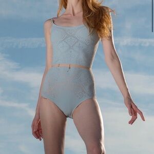 Just A Corpse Sky Blue Leotard